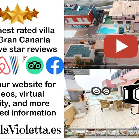 Villa Luxury 5 Star Violetta With Amazing Sea View, Jacuzzi&heated Pool